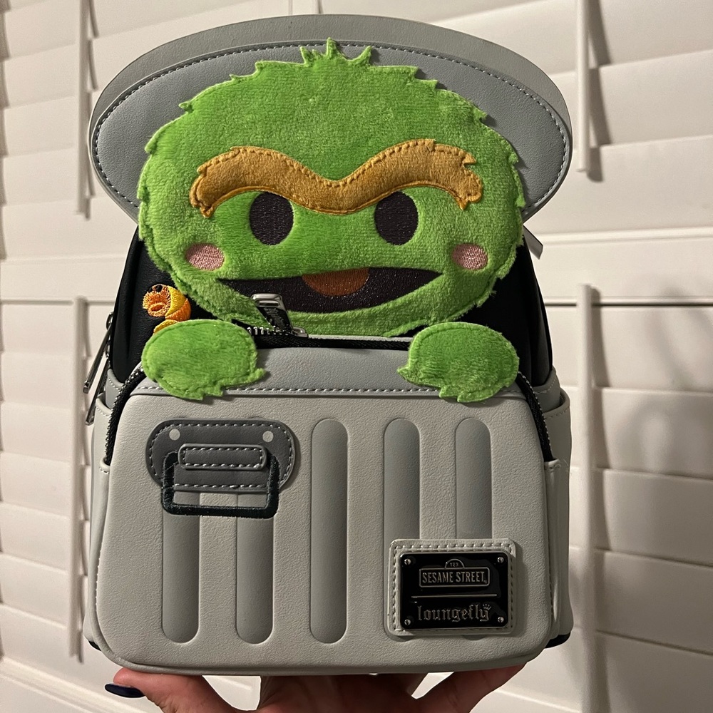 OSCAR THE GROUCH LOUNGEFLY BACKPACK NWT ONE DAY SALE
